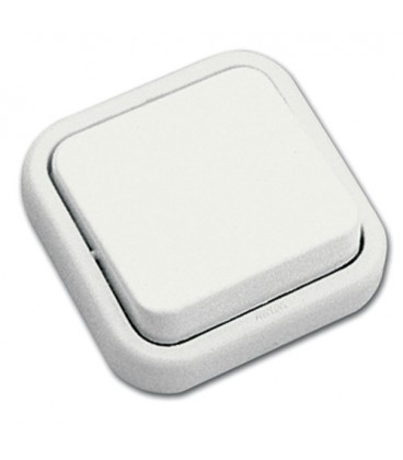 Conmutador superficie. Color Blanco Niev