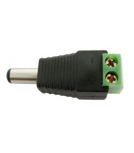 JACK ALIMENTACIÓN CON TORNILLOS, 5.5x2.1