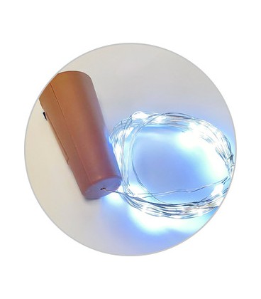 Mini Guirnalda LED dec tapón 2m. Dia