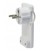 Clavija acodada tras mueble BL