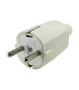 Clavija PVC toma tierra BL