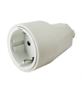 Base PVC toma tierra BL