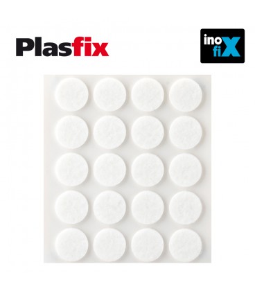 PACK 20 FIELTROS BLANCO SINT ADHES 17MM