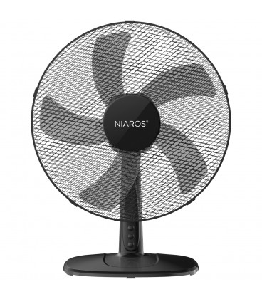 Ventilador sobremesa 43cm 45W Negro