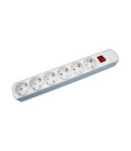 Base superf. 6 endolls schuko+int 