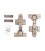 BISAGRA CAZOLETA PISTON RECTA BC05 35mm 