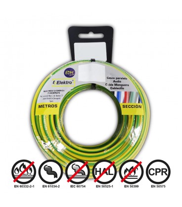 1,5MM CABLECILLO FLEXIBLE BICOLOR 5M
