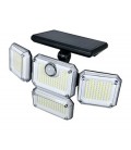 Aplique solar Led. 4 focos.