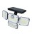 Aplique solar Led. 4 focos.