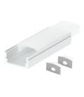 Perfil 2M Led superficie 12mm Blanca