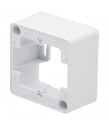 Caja de superficie 82x82x45mm modular bl