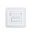 Carátula frontal RJ45 2 tomas