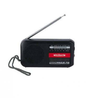 RADIO PORTÁTIL KÜKEN AM/FM CON PILAS