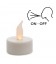 Vela led pilas