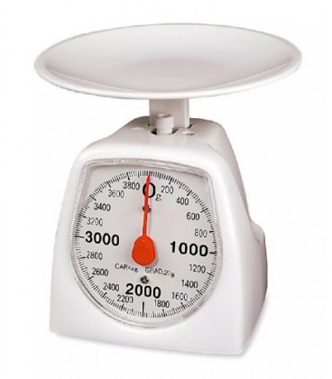BÁSCULA ANALÓGICA DE COCINA, MÁX. 4 kg, 