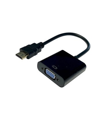 Adaptador HDMI macho-VGA hembra. FULL HD
