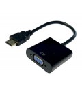 Adaptador HDMI macho-VGA hembra. FULL HD