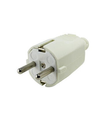 Clavija PVC toma tierra BL