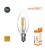 VELA LED FILAM. CLARA 4W E14 CALIDA