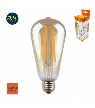 OVOIDE LED FILAM. VINTAGE 6W