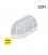 9W APLIQUE OVAL REJILLA EXTERIOR LED