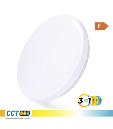 APLIQUE LED CIRCULAR DE 12 W CCT