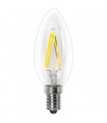 BOMBILLA LED VELA FILAMENTO C37 E14