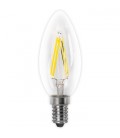 BOMBILLA LED VELA FILAMENTO C37 E14