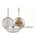 Sartén 28cm Acero inox 18/10 Pfoa free
