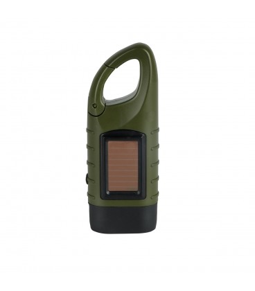 Linterna solar LED dinamo 20lm