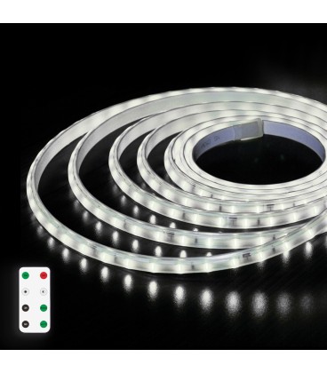 Kit 5M tira LED solar 0.2W/M 6500K
