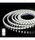 Kit 5M tira LED solar 0.2W/M 6500K