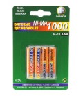 Bateria recargables 2xAAA
