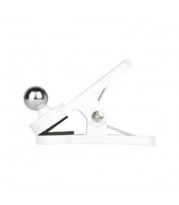 Clip sujeción para aplique BLANCO