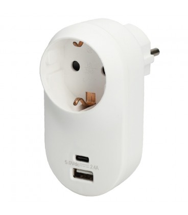 Ladrón base USB C + A