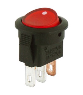 Interruptor unipolar empotrable basculan