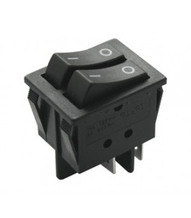 Interruptor unipolar doble tecla