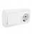 BASE FIJA16A + CONMUTADOR 10A SUP BLANCO
