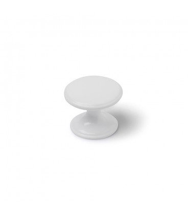 4 POMOS REDONDOS PARA MUEBLE BLANCO