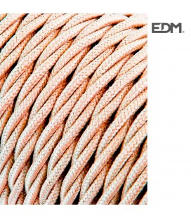 2X0,75MM CABLE TEXTIL TREN. BEIGE 5M