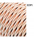 2X0,75MM CABLE TEXTIL TREN. BEIGE 5M