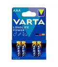 Pack 4 Pilas AAA Longlife Varta