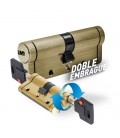 CILINDRO SEGURIDAD R15 30X40 LATÓN DOBLE