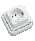 Base schuko superficie Fontini bl