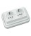 Base doble superf. Schuko Fontini 
