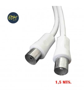 PROLONGACION TV-VIDEO 9,5MM 1,5M ENV. BL