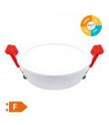 Aro redondo empotrable 7W CCT BL