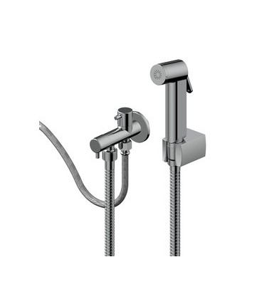 Conjunto higiénico ducha-bidet con llave