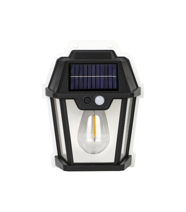 Aplique solar con bombillas LED de filam