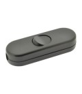 Interruptor bipolar pasante 10A. Negro